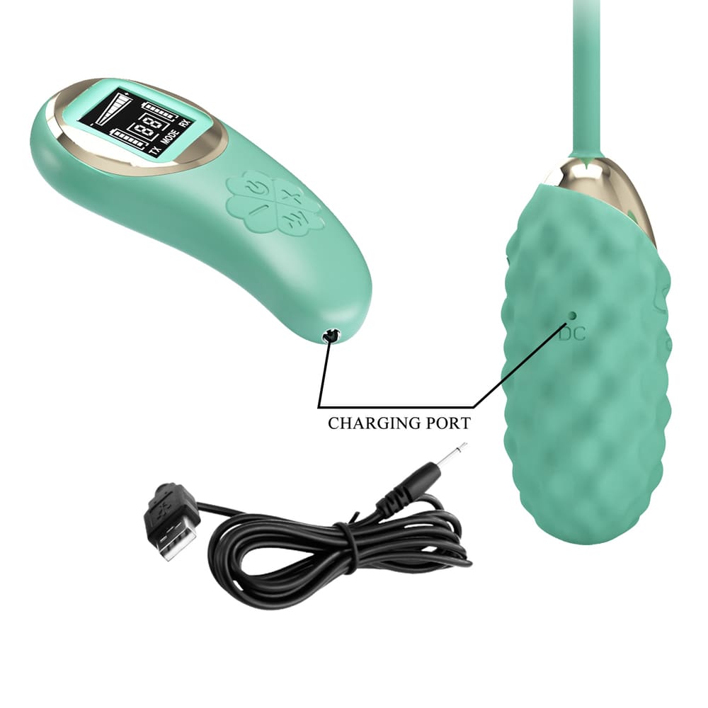 Máy rung trứng Pretty Love Vivian điều khiển từ xa màn hình LED cao cấp