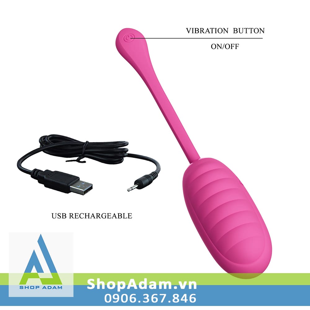 Trứng rung silicone điều khiển app điện thoại Pretty Love Catalina