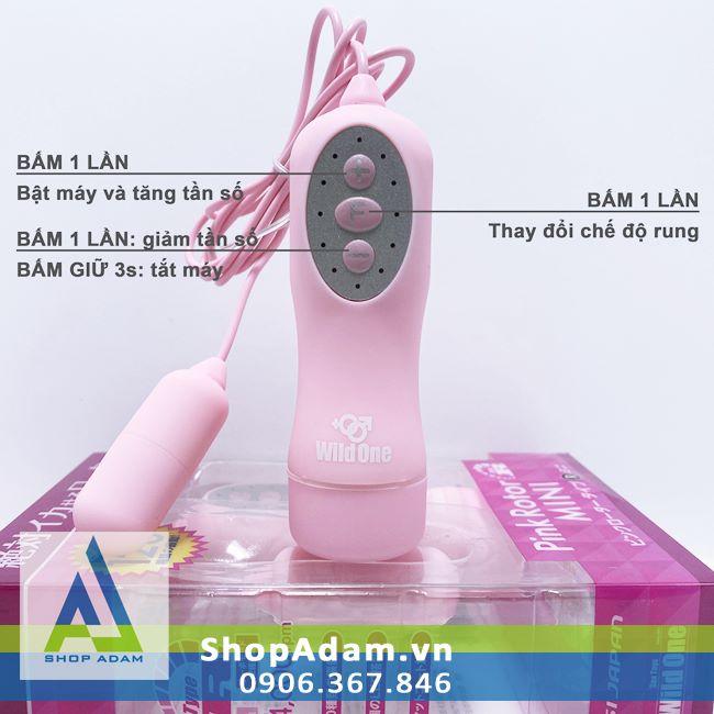 Trứng rung mini 120 kiểu rung Pink Rotor Nhật bản nhỏ gọn hot trend năm nay