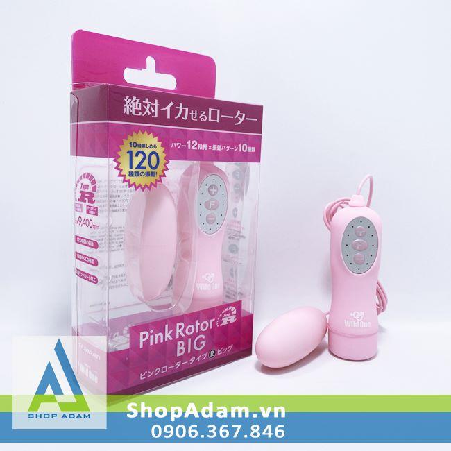 Trứng rung Pink Rotor BIG Nhật trọn vẹn cảm xúc 10 chế độ rung