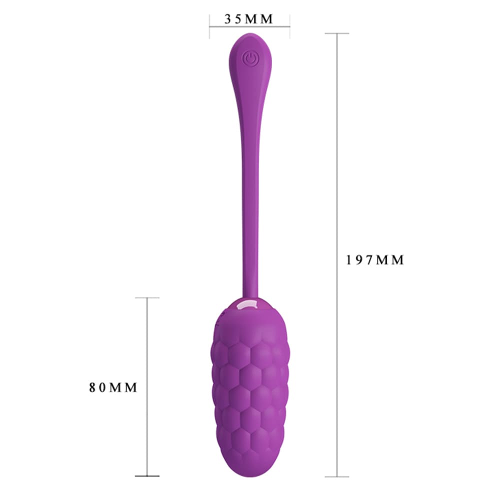 Máy trứng rung không dây Pretty Love Marina 12 chế độ mềm