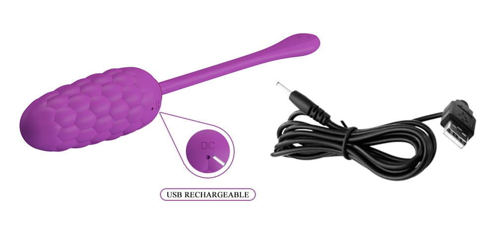 Máy trứng rung không dây Pretty Love Marina 12 chế độ mềm