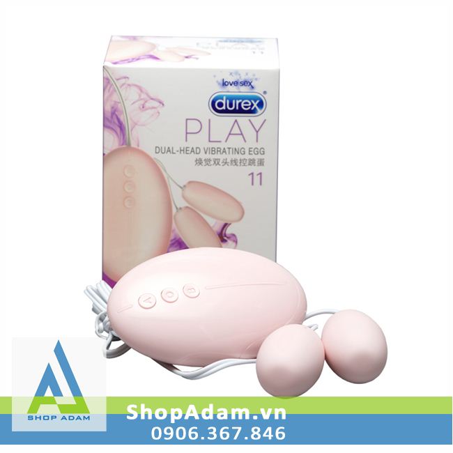 Trứng Rung Đôi Durex Dual Head 12 Chế Độ Massage Cặp Đôi