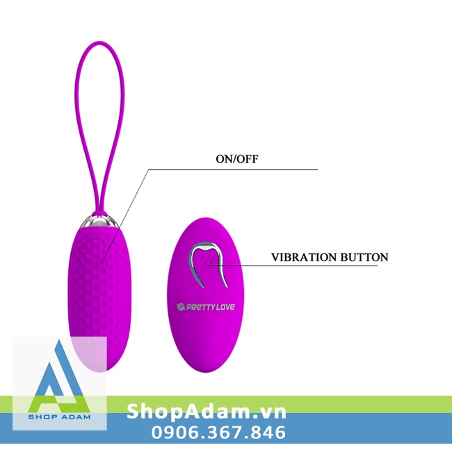 Pretty Love Joanna trứng rung gai mềm 12 chế độ điều khiển