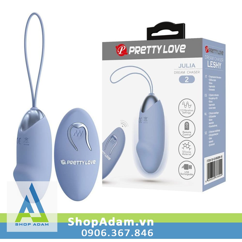 sex toy trứng rung điều khiển từ xa Pretty Love Julia