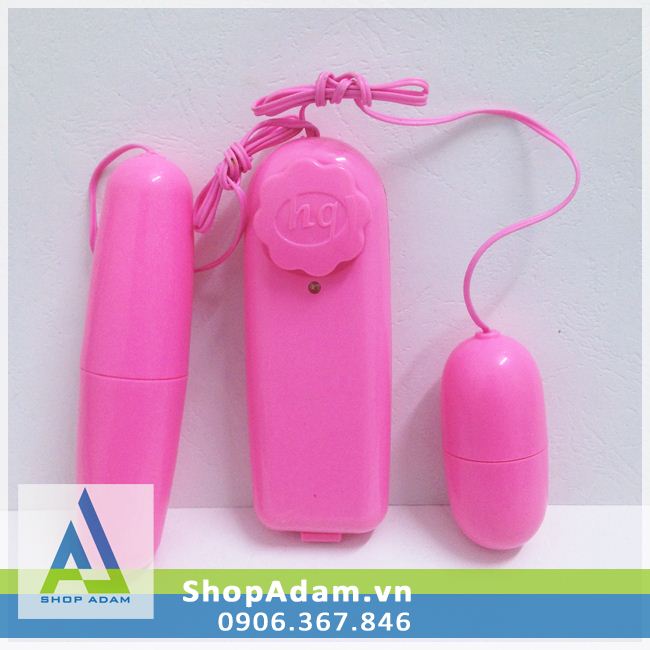 Trứng rung tình yêu Cà Ná 2 đầu ABS an toàn kích thích mạnh mẽ 