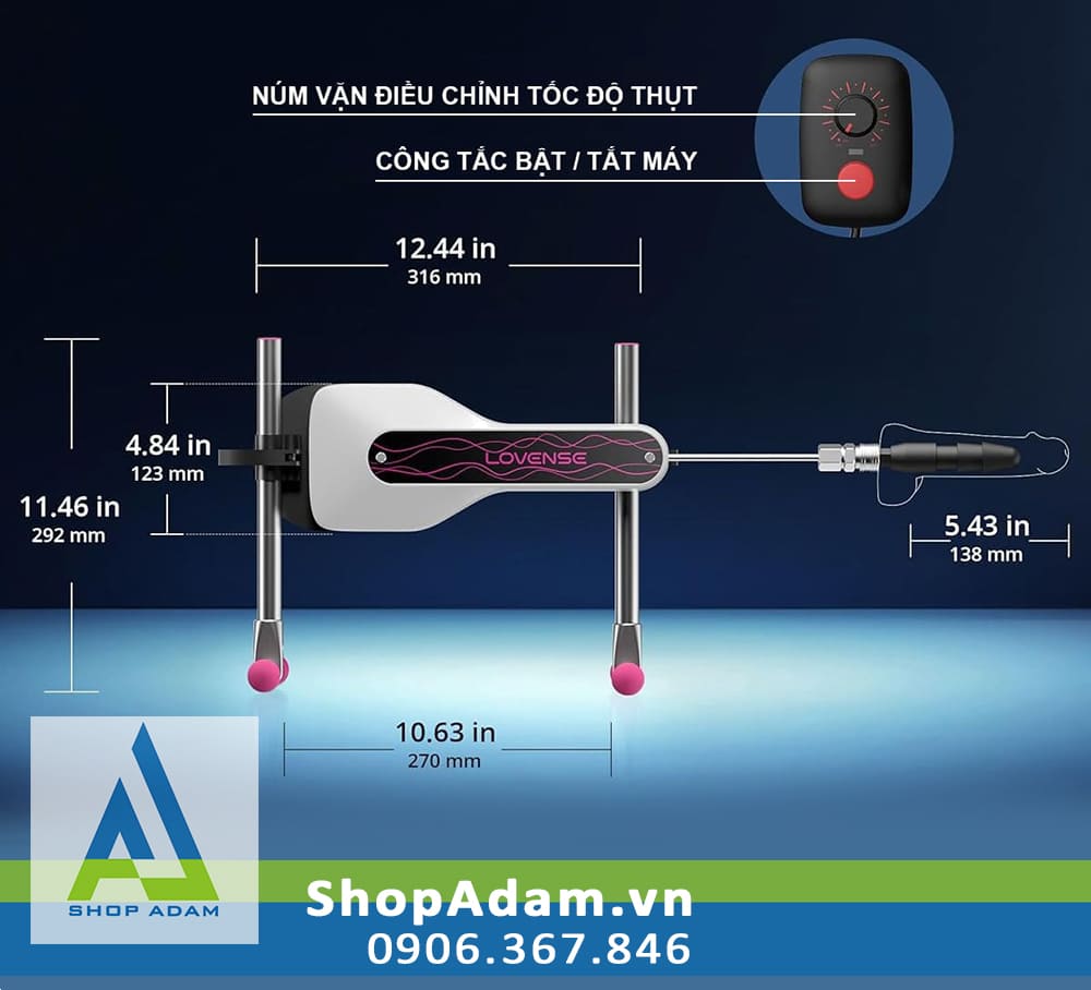 Lovense Mini Máy tự động cao cấp cho nữ Máy quan hệ tình dục