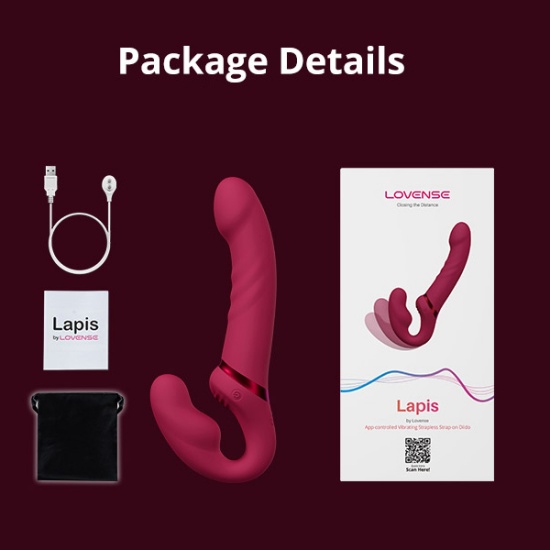 Lovense Lapis rung 2 đầu cắm app điện thoại cho les