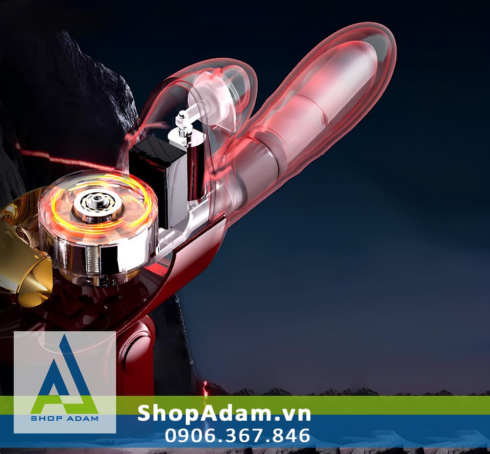 Máy rung thụt hút sưởi ấm Leten Thick Pro gắn tường kích thích