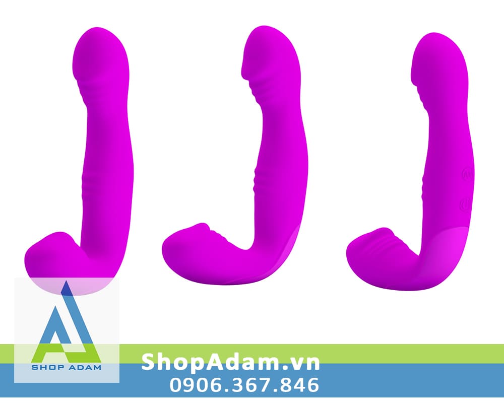 Dương vật giả hai đầu Pretty Love Angelo 30 chế độ rung cực phê