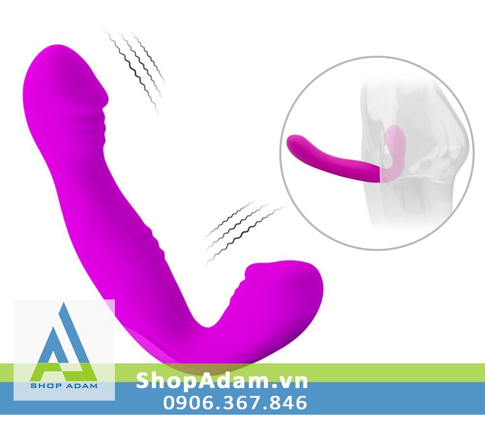 Dương vật giả hai đầu Pretty Love Angelo 30 chế độ rung cực phê