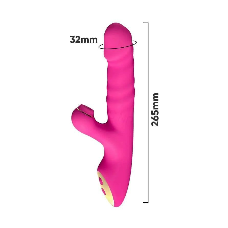 Dương vật giả Zemalia Zora 3 bú mút rung xoay thụt đa chức năng kích thích