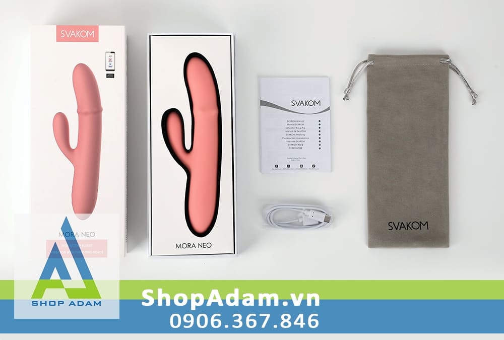 Svakom Mora Neo chim giả gai rung kết nối App massage kích thích nữ