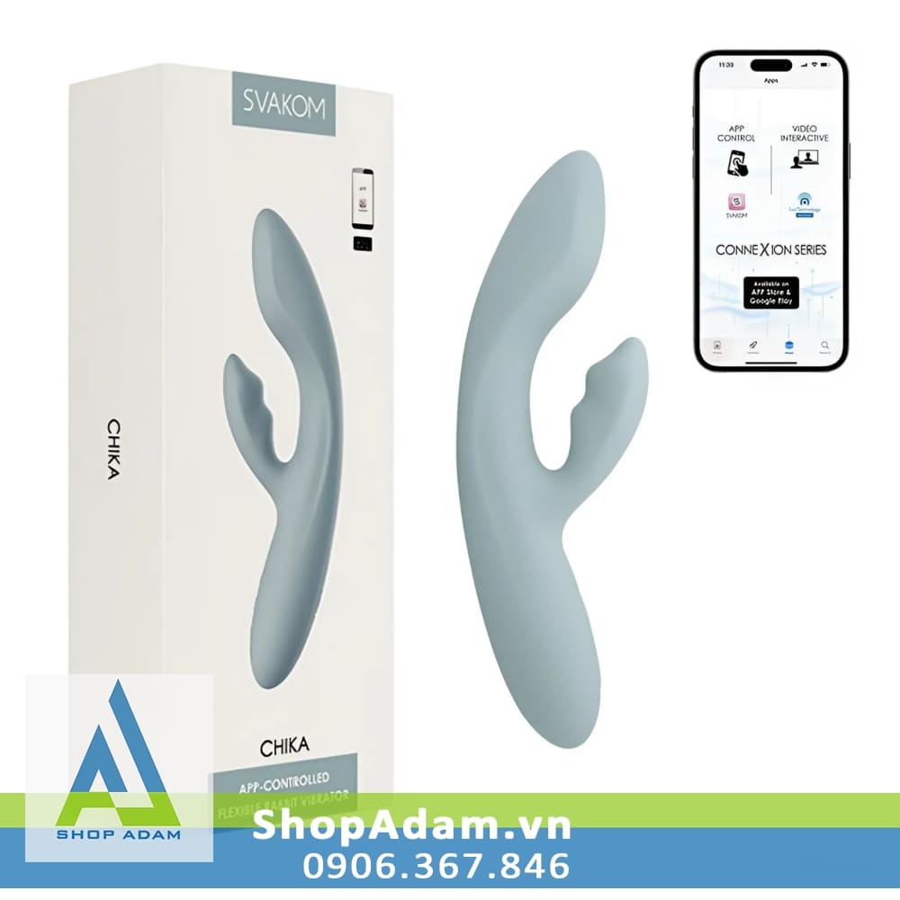 Svakom Chika dương vật rung cực mạnh kết nối App công nghệ hiện đại