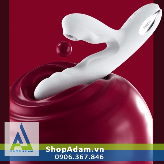 Máy rung hút đẩy 2 đầu Svakom Veromca siêu mạnh tạo ấm hấp dẫn