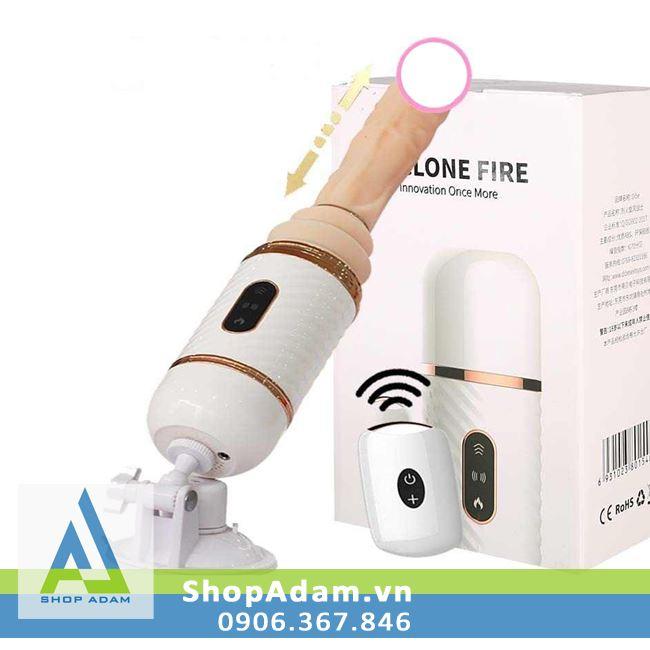 Đồ chơi nữ Cyclone Fire rung thụt sưởi ấm mạnh 42 độ