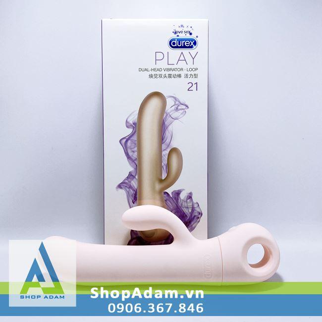 Durex Dual Head dương vật giả rung đôi 21 chế độ kích thích điểm G