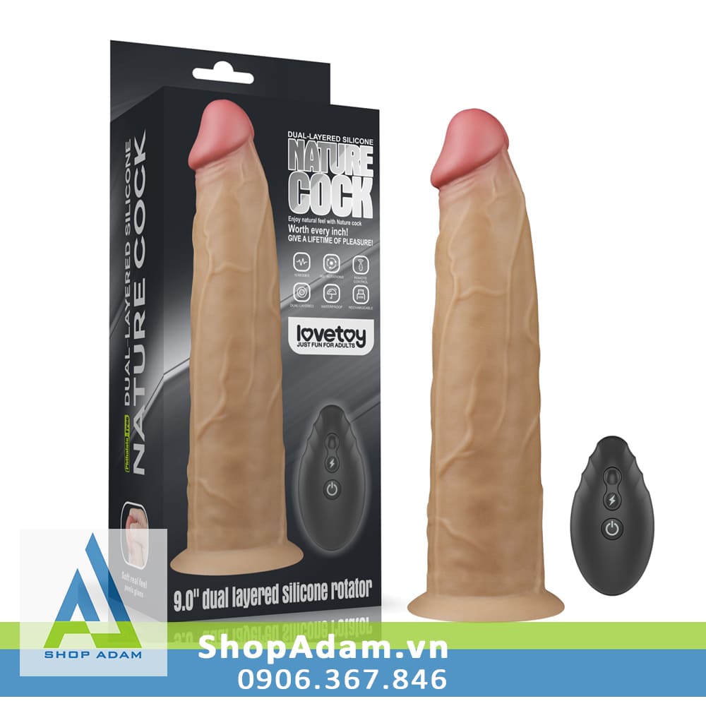 Dương vật giả siêu khủng rung ngoáy gắn tường Lovetoy 9 inch sướng mê Dương vật giả siêu khủng rung ngoáy gắn tường Lovetoy 9 inch sướng mê