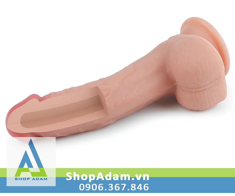 Dildo Lovetoy Nature Cock 2 lớp như thật Dildo Lovetoy Nature Cock 2 lớp như thật