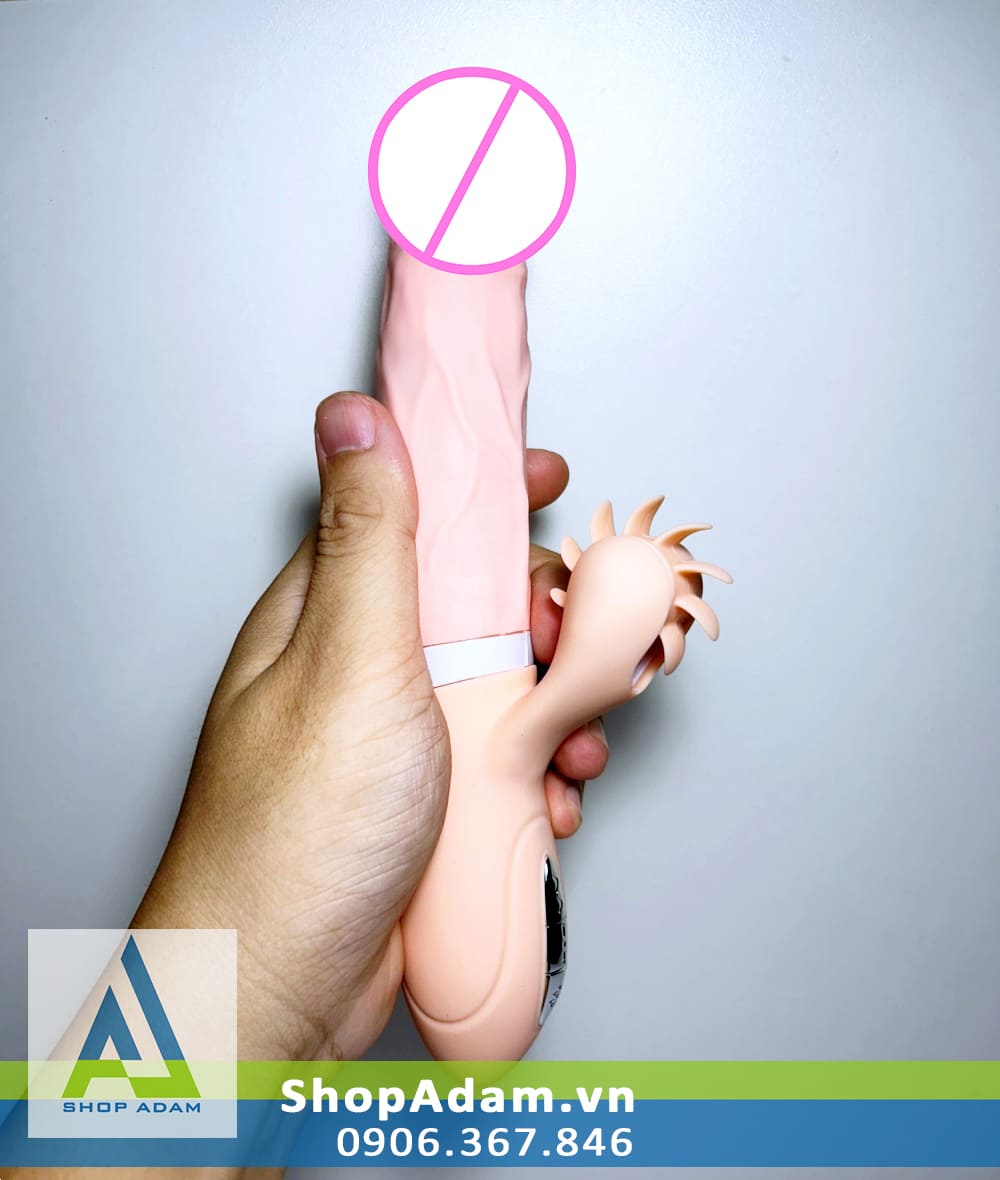 EVO Mars massage dương vật đa năng rung xoay liếm sưởi ấm