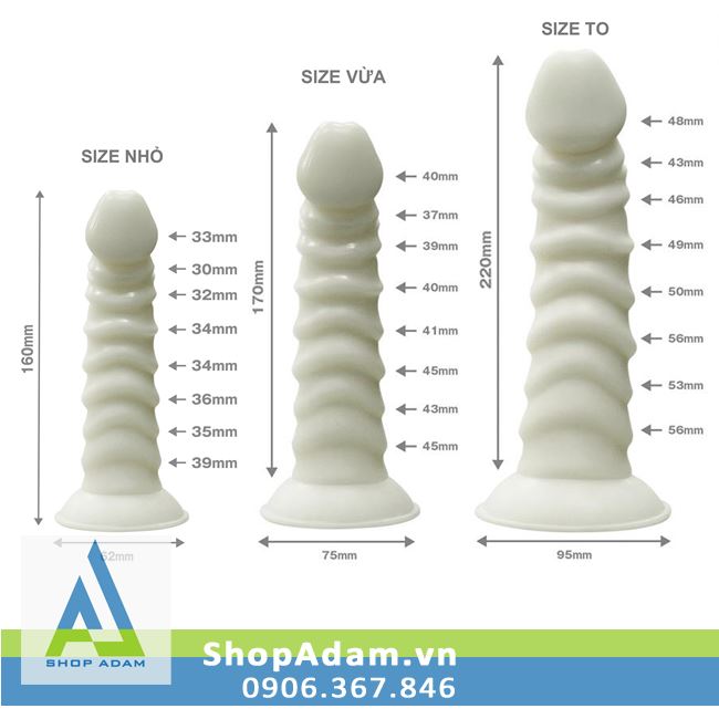 Dildo White Lover Nhật Bản cao cấp gắn tường siêu thực