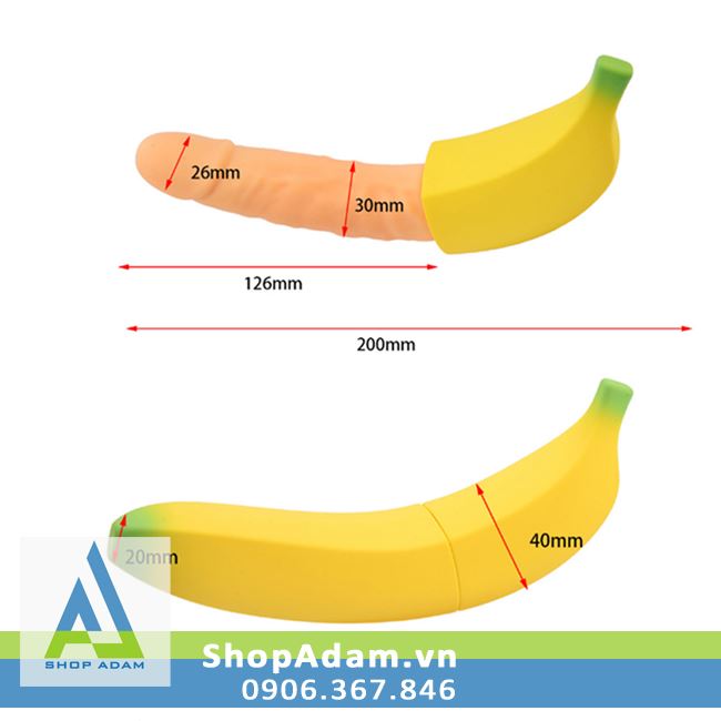 MOYLAN BANANA dương vật giả rung siêu mềm cảm giác thật