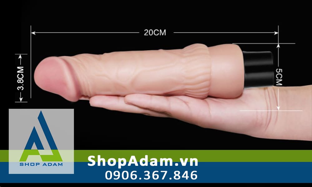 Dương vật giả Lovetoy Real 7.8” mềm rung 10 chế độ đỉnh cao Dương vật giả Lovetoy Real 7.8” mềm rung 10 chế độ đỉnh cao