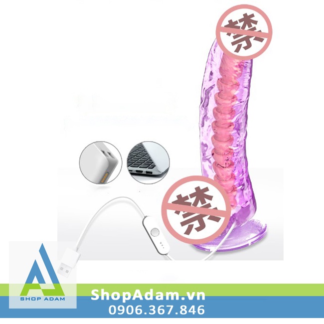 Chim giả gắn tường trong suốt rung cắm điện tiện dụng bền đẹp