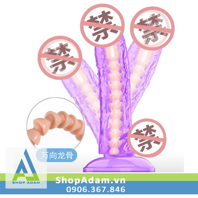 Chim giả gắn tường trong suốt rung cắm điện tiện dụng bền đẹp