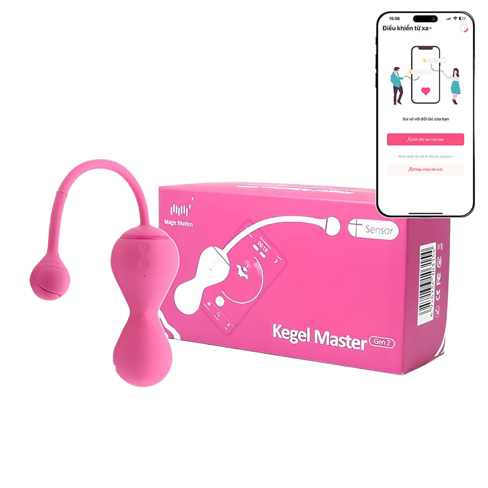 Bóng tập se khít vùng kín kết nối app Magic Motion Kegel Master Gen 2 