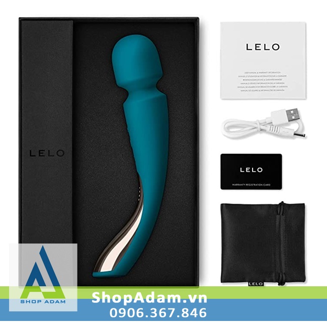 Lelo Smart Wand 2 Medium chày rung cao cấp, siêu mạnh, kích thích âm đạo