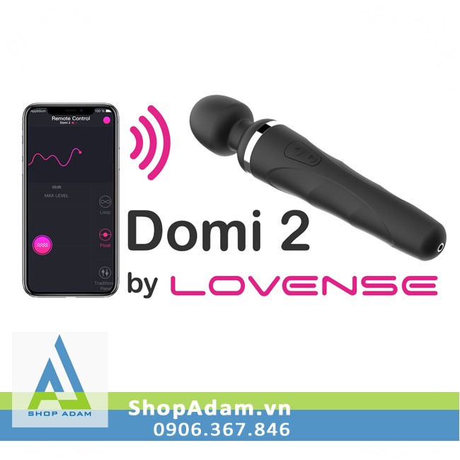 Lovense Domi 2 chày rung cao cấp điều khiển smartphone tiện lợi nhanh