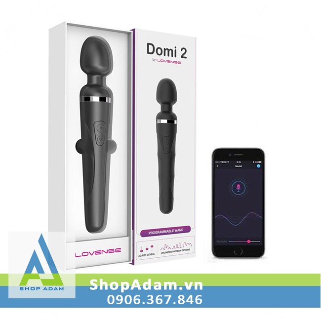 Lovense Domi 2 chày rung massage cao cấp điều khiển từ xa bằng smartphone