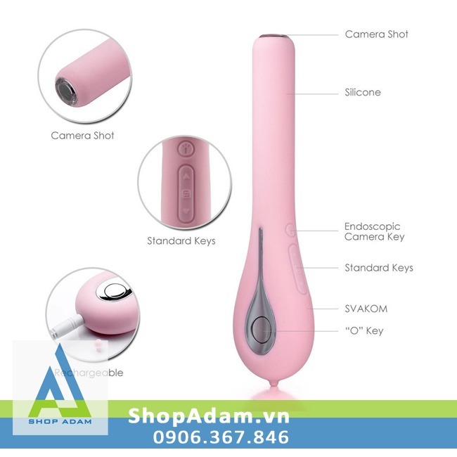Svakom Siime Eye Sex Toy Nữ Camera Soi Di Chuyển Cao Cấp