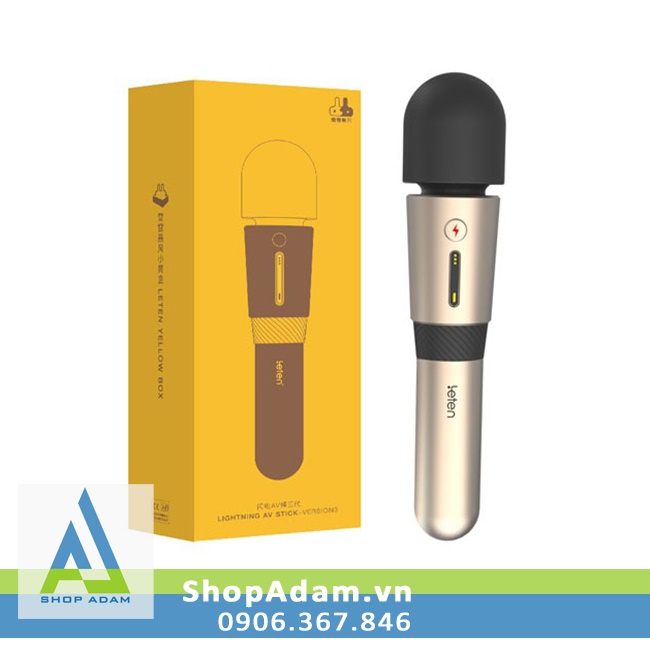 Chày Rung Leten Lightning Massage Âm Vật Có Sưởi Ấm