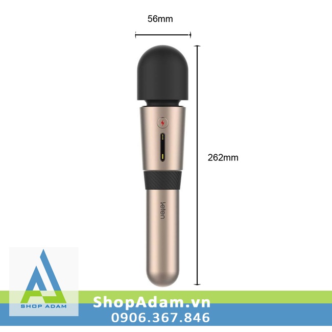 Chày rung Leten Lightning 3 siêu mạnh sưởi ấm kích thích