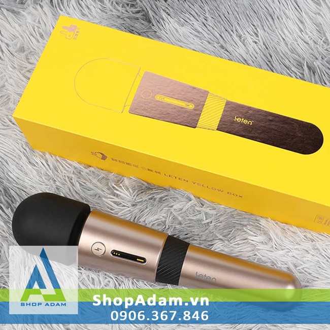 Chày rung Leten Lightning 3 siêu mạnh sưởi ấm kích thích