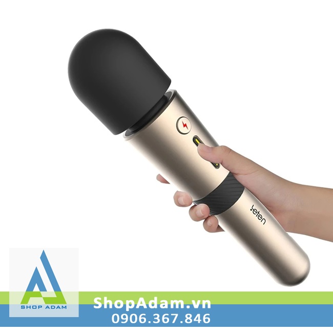 Chày Rung Leten Lightning Massage Âm Vật Có Sưởi Ấm