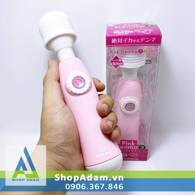 Chày rung Pink Denma 3 massage toàn thân cực mạnh