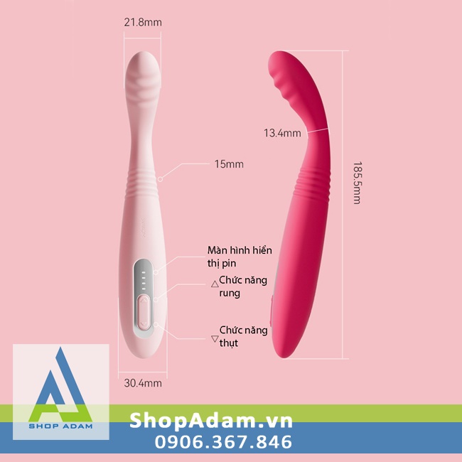 Máy rung 5 chế độ Svakom CiCi 2 kích thích thụt mạnh nữ