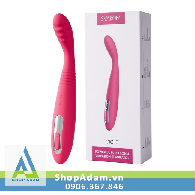 Máy rung thủ dâm cho nữ có thụt kích thích siêu mạnh Svakom Cici 2