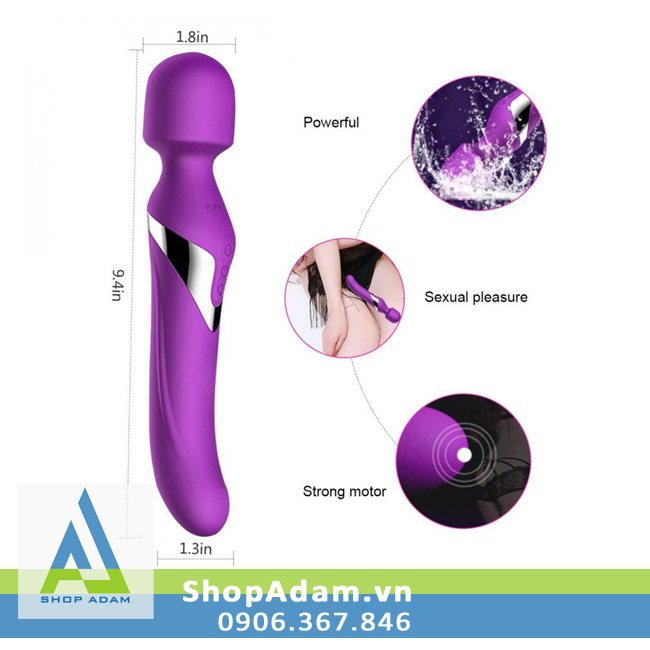 Chày rung cao cấp đuôi xoay ngoáy kích thích sâu Chày rung cao cấp đuôi xoay ngoáy kích thích sâu