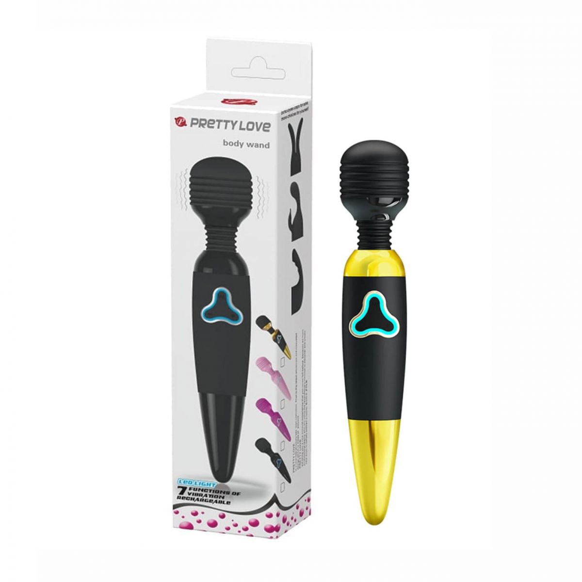 Pretty Love Body Wand chày rung không dây sạc điện siêu mạnh nhiều chế độ