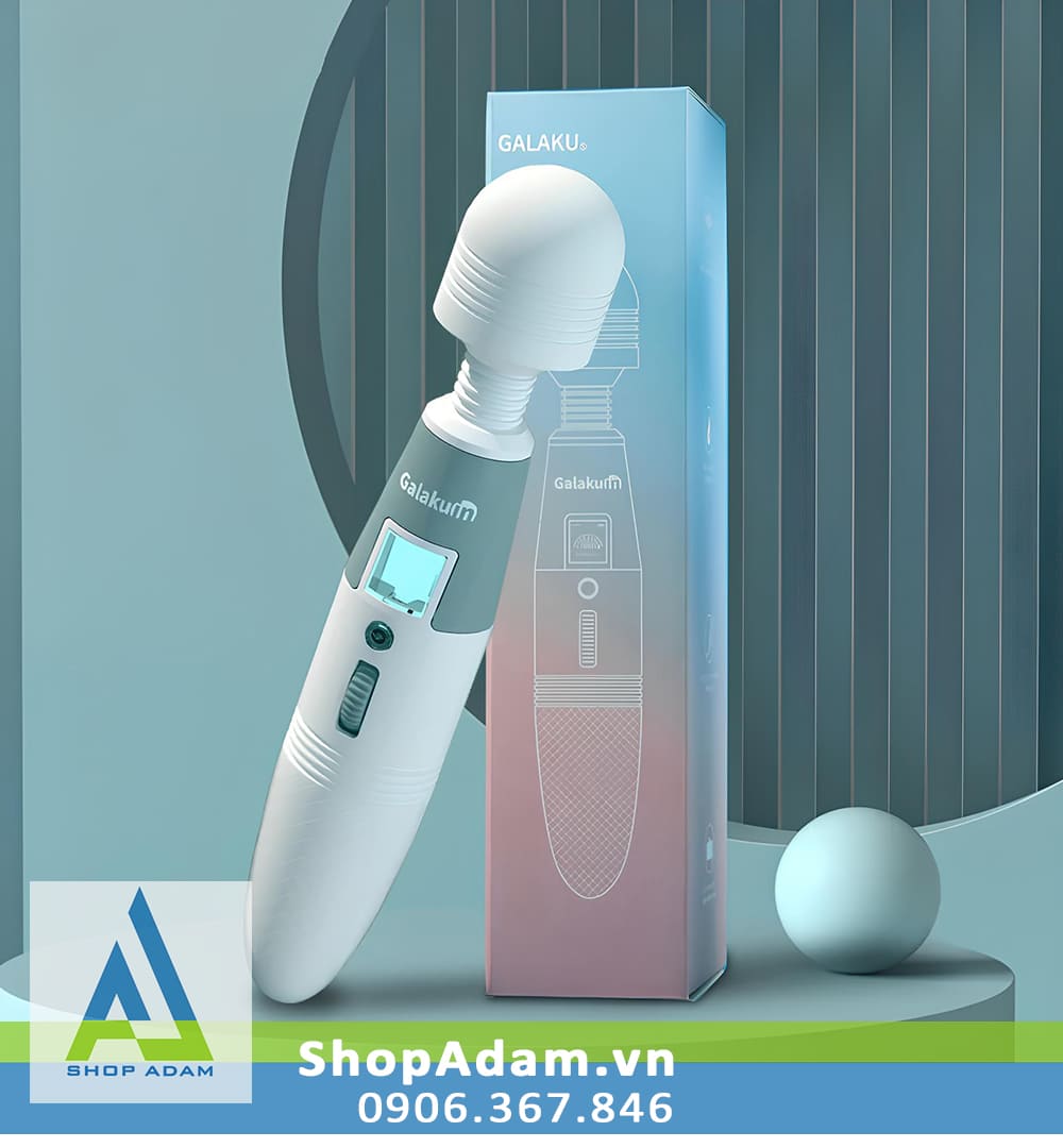 Chày rung Galaku Nhật Bản sưởi ấm LCD siêu mạnh mượt