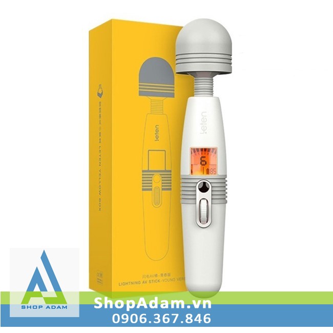 Chày massage điểm G sưởi ấm LCD Leten Lightning, trải nghiệm cực phê