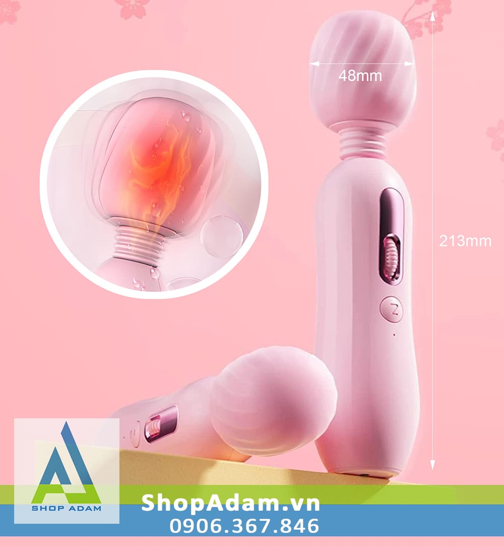 Chày rung sưởi ấm giá rẻ Zemalia Mushroom kích thích mạnh