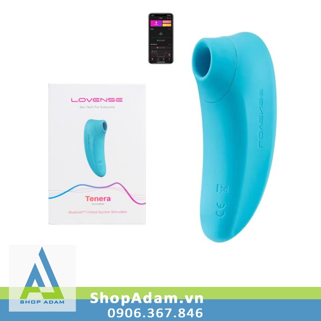 Lovense Tenera máy bú mút âm đạo nhũ hoa điều khiển app cao cấp