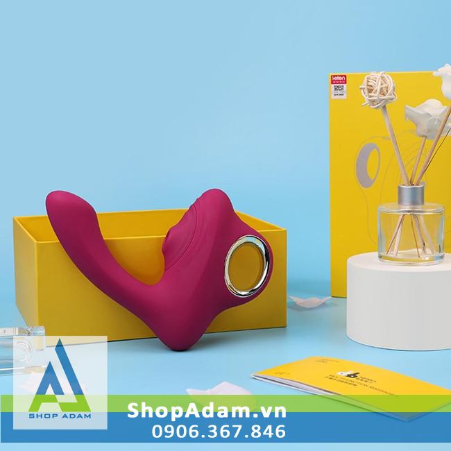 Máy rung hút sưởi ấm 2 đầu Leten Wang Chao điểm G âm vật