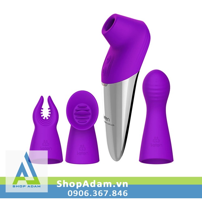 Máy rung Leten Super Strong Sucking điểm G sưởi ấm cực phê