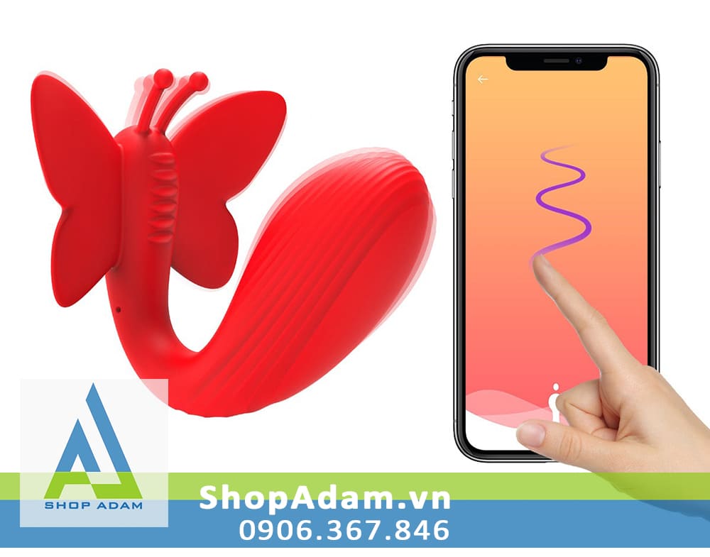 Máy rung 2 đầu ToyCod Vanesia app điều khiển xa nhiều chế độ Máy rung 2 đầu ToyCod Vanesia app điều khiển xa nhiều chế độ